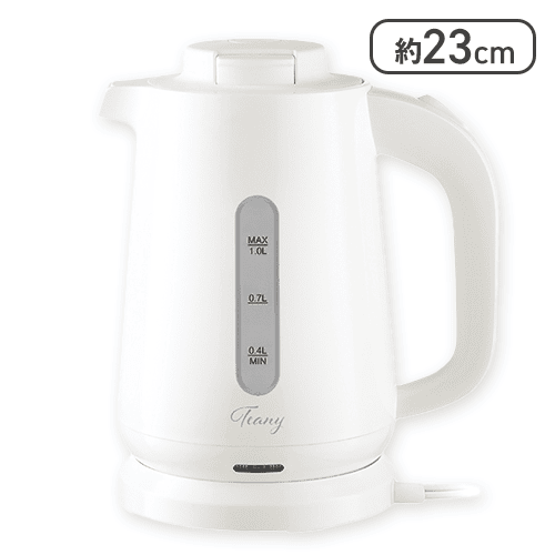 【ホワイト】TEANY 電気ケトル