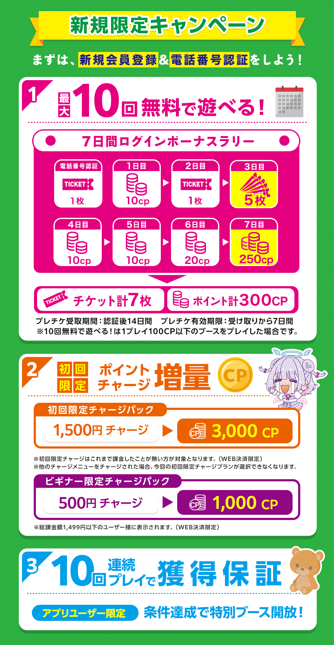 新規限定キャンペーン概要