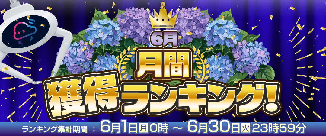 月間獲得ランキング